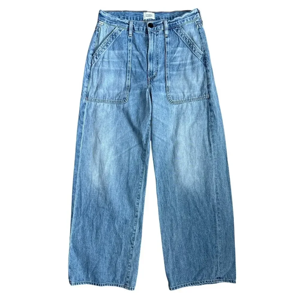Citizens of Humanity Ayla Baggy Jeans Zenith Size 27 - Picture 4 of 12